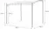 sweeek Wall-mounted pergola 3 x 2.5 m grey canopy