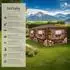 TecTake Almchalet pavilion in polyethylene and steel 6 x 3 x 2.5 m brown