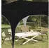 vidaXL Pop-up Partyzelt Schwarz 575 x 288 x 245 cm Oxford-Stoff ohne Seitenwand (42019887)