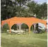 vidaXL Pop-up Partyzelt Orange 575 x 288 x 245 cm Oxford-Stoff ohne Seitenwand (42019888)