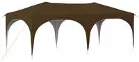 Vidaxl Pop-up Party Tent 575 X 288 X 245 Cm Taupe Oxford Fabric