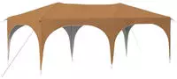 Vidaxl Pop-up Party Tent 575 X 288 X 245 Cm Beige Oxford Fabric