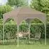 vidaXL Pop-up Partyzelt 194 x 194 x 245 cm Creme ohne Seitenwand (42019812)