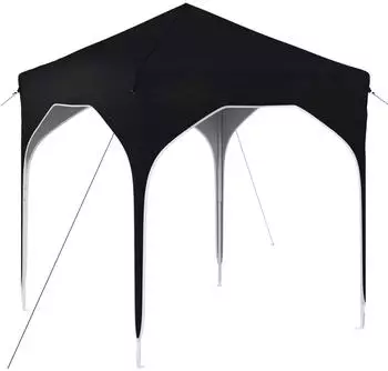 vidaXL Pop-up Partyzelt 194 x 194 x 245 cm Antrazit ohne Seitenwand (42019814)