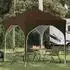 vidaXL Pop-up Partyzelt 194 x 194 x 245 cm Taupe ohne Seitenwand (42019817)