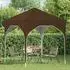vidaXL Pop-up Partyzelt 194 x 194 x 245 cm Taupe ohne Seitenwand (42019817)