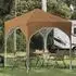 vidaXL Pop-up Partyzelt 194 x 194 x 245 cm Beige ohne Seitenwand (42019815)