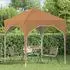 vidaXL Pop-up Partyzelt 194 x 194 x 245 cm Beige ohne Seitenwand (42019815)