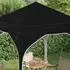 vidaXL Pop-up Partyzelt 194 x 194 x 245 cm Schwarz ohne Seitenwand (42019821)