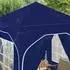 vidaXL Pop-up Partyzelt 192 x 192 x 245 cm Blau mit 4 Seitenwänden (42019835)