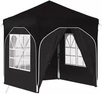 vidaXL Pop-up Partyzelt 192 x 192 x 245 cm Schwarz