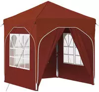 vidaXL Pop-up Partyzelt 192 x 192 x 245 cm Terrakotta