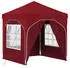 vidaXL Pop-up Partyzelt 192 x 192 x 245 cm mit 4 Seitenwänden