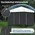 Sekey Pavillon Seitenteile 3x3m wasserdicht mit Reißverschluss, 2er-Set (GC15)