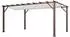 Paragon Outdoor Florenz 1116 Aluminium-Pergola Holzoptik dunkelbraun/weiß 350x505x236cm (05012)