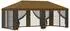 vidaXL Pavillon mit Seitenwänden 6x3m Polyester/Stahl Taupe