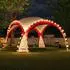 Swing & Harmonie DomeShelter XXL Faltpavillon 4,5x4,5m LED Solarmodul, rot (XXL_DS-450)