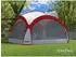 Swing & Harmonie DomeShelter XXL Faltpavillon 4,5x4,5m LED Solarmodul, rot (XXL_DS-450)