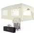 Zelsius Faltpavillon 3x6m mit Seitenwänden UV30, Beige