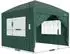 Zelsius Faltpavillon 3x3m mit Seitenwand UV30, Grün