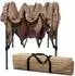 QUICK STAR Pop-Up-Pavillon 2x2m Graubeige 4 Easy-Klett Seitenwände (47649)