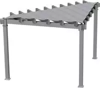Sojag Pavillon "Lima 1010 Lichtgrau" 293,3x293,3x242,6cm
