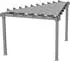 Sojag Lima 1010 Aluminium Pergola dreieckig mit Sonnensegel 293x293x243cm (500-9172171)