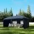 Zelsius Faltpavillon 3x6m mit Seitenwänden, blau, UV30