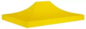 vidaXL Partyzelt-Dach 4,5x3m Gelb 270g/m&sup2; (315374)