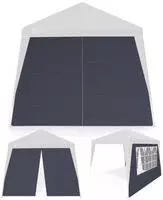 Casaria&reg; 2x Seitenwand F&uuml;r Pavillon 3x3m Seitenteile Wasserdicht Uv-schutz 50+ 
