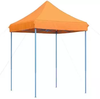 vidaXL Falt-Pop-Up-Partyzelt 200x200x306cm, Orange, Stahl