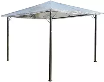QUICK STAR Nizza Pavillon Schutzh&uuml;lle 3x3m transparent, wasserdicht (40047)