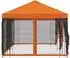 vidaXL Pavillon mit Seitenwänden 6x3m Polyester & Stahl Orange