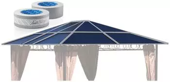 QUICK STAR Ersatzdach Hardtop Pavillon 3x3,6m mit Anti-Dust Filterbandset (48698)