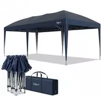 Zelsius Faltbarer Pavillon 3 X 6 M, Blau, Pop-up Faltpavillon, Gartenzelt,...