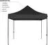 VONROC Easy-Up Faltpavillon 3x3m, wasserdicht, UV 50+, Stahlrahmen, schwarz