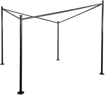 MCW Pergola-Gestell A41-G, Stahl, 411x411x292cm (A41-G)