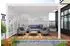 Weide Horizontale Lamellenwand für Pergola, Aluminium, Weiß, 93x235cm (4260664390169)