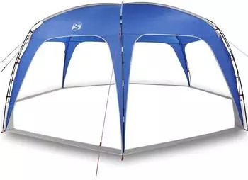 vidaXL Partyzelt azurblau, wasserdicht, Polyester (4100649)