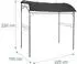Relaxdays Grill-Pavillon Grillüberdachung Metall, 150x220cm
