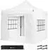VONROC Easy-Up Faltpavillon 3x3m, weiß, wasserdicht UV50+ (S2_PT501XX_WHITE_DE)