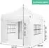 VONROC Easy-Up Faltpavillon 3x3m, weiß, wasserdicht UV50+ (S2_PT501XX_WHITE_DE)