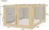 QUICK STAR Blätter Pavillon Seitenwände 3x4m mit Moskitonetz, sand (48167)