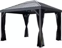 Sojag Pavillon "Kiruna 1012 Anthrazit" 299,3x364,3x297,6cm
