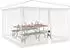Relaxdays Pavillon-Moskitonetz 3x3m, weiß