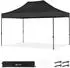 VONROC Partyzelt EasyUp 3x4,5m wasserdicht UV50+ schwarz (PT502XX)