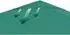 QUICK STAR Nizza Pavillon-Ersatzdach 3x3m, 180g/m², grün (48018)