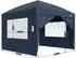 Zelsius Faltpavillon 3x3m mit Seitenwänden, blau, UV30