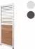 MCW Lamellenwand für Pergola P65, Aluminium 220x68cm, Holzoptik weiß (MCW-P65)