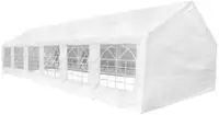 vidaXL | Zeltstoff ohne Gestell | Wei&szlig; 12 x 6 m PE